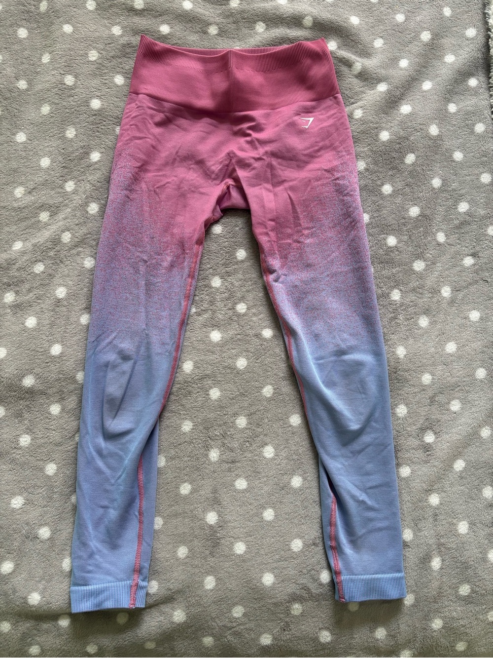 Gymshark Ombre Seamless Leggings Pink Blue Ombre XS